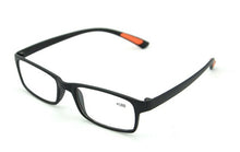 Load image into Gallery viewer, TR90 Flexible Reading Glasses Men Women lightweight Full Rim Retro Fashion Readers Power Glass +100 +150 +200 +250 +300 +350 +4